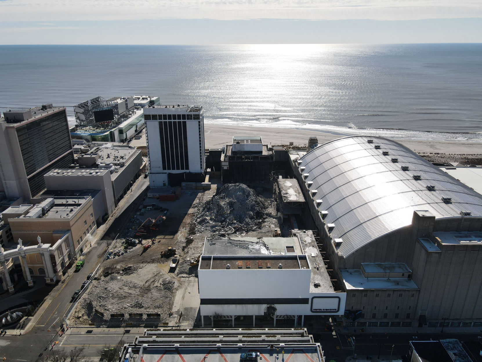 Trump Plaza Implosion Aftermath